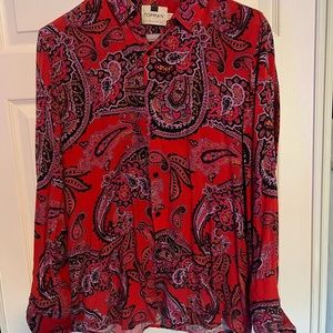 Chemise en paisley